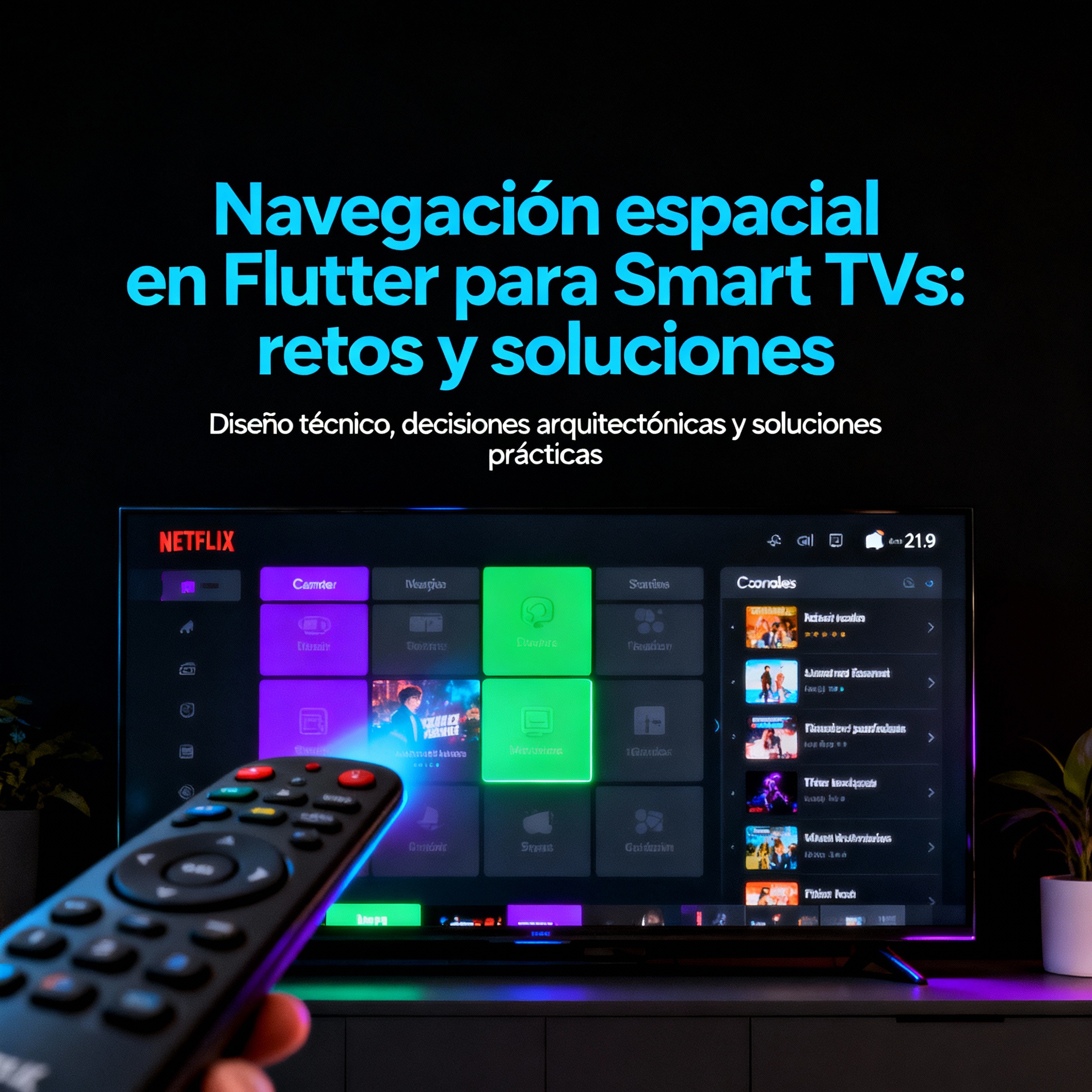 Preview Navegación espacial en Flutter para Smart TVs: retos y soluciones